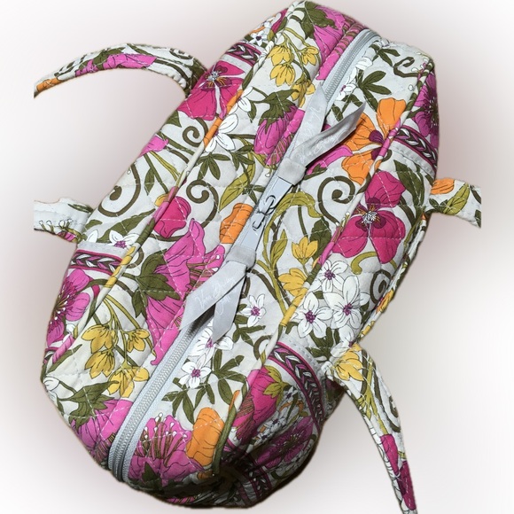 VERA BRADLEY RETIRED RARE Tea Garden Shoulder Bag w/ Card Holder Set EUC - Picture 7 of 14